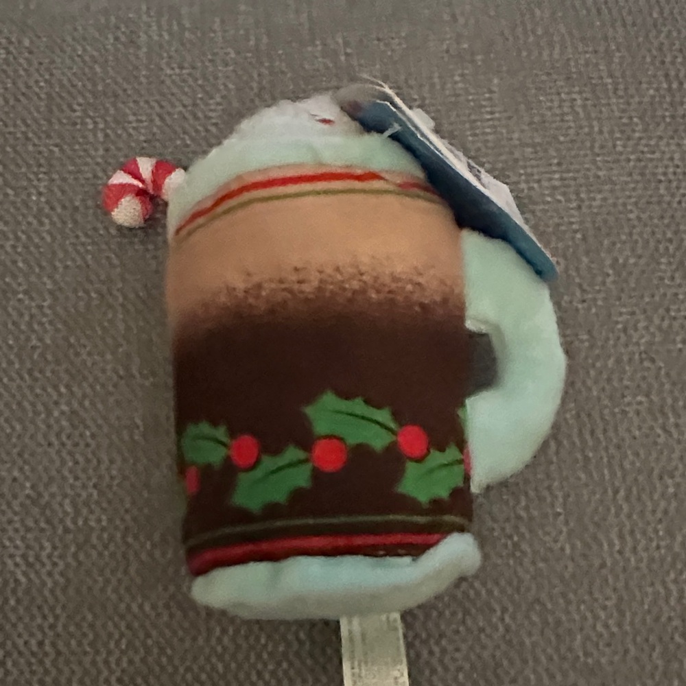 Bark Festive Mug Dog Toy - Brown, Green, Red” Puppermint Schnapp Chocolate”